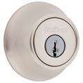 Kwikset Signature Series Polished Brass Single Cylinder Deadbolt, 1